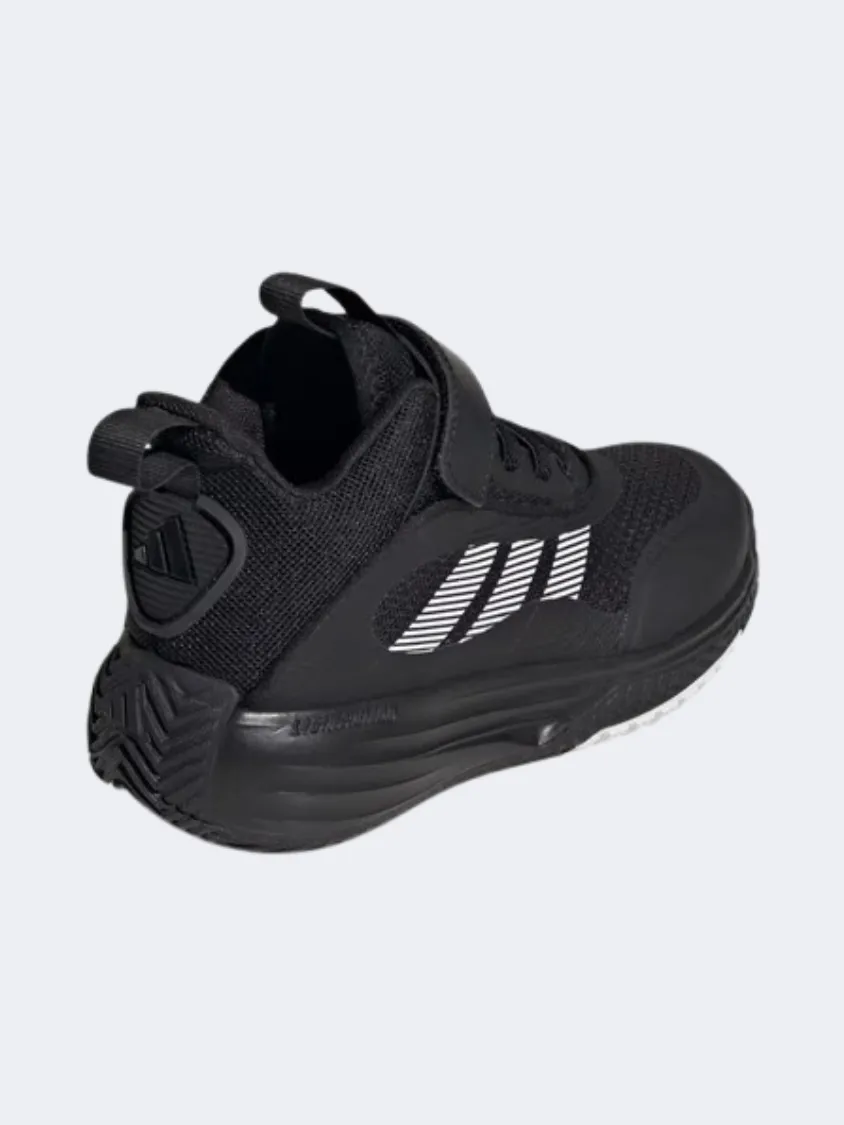 Adidas Own The Game 3 Kids Basketball Shoes Black/White