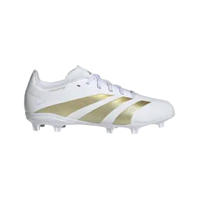 adidas Predator League Firm Ground Soccer Cleats | FTWR White-Gold Metallic | Kid's