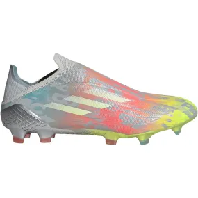 adidas Speedflow   Firm Ground Cleats -  Clear Onix/White/Solar Yellow