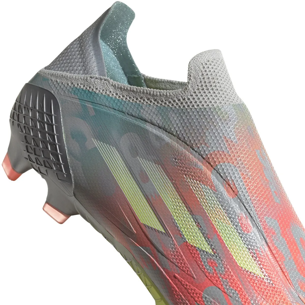 adidas Speedflow   Firm Ground Cleats -  Clear Onix/White/Solar Yellow