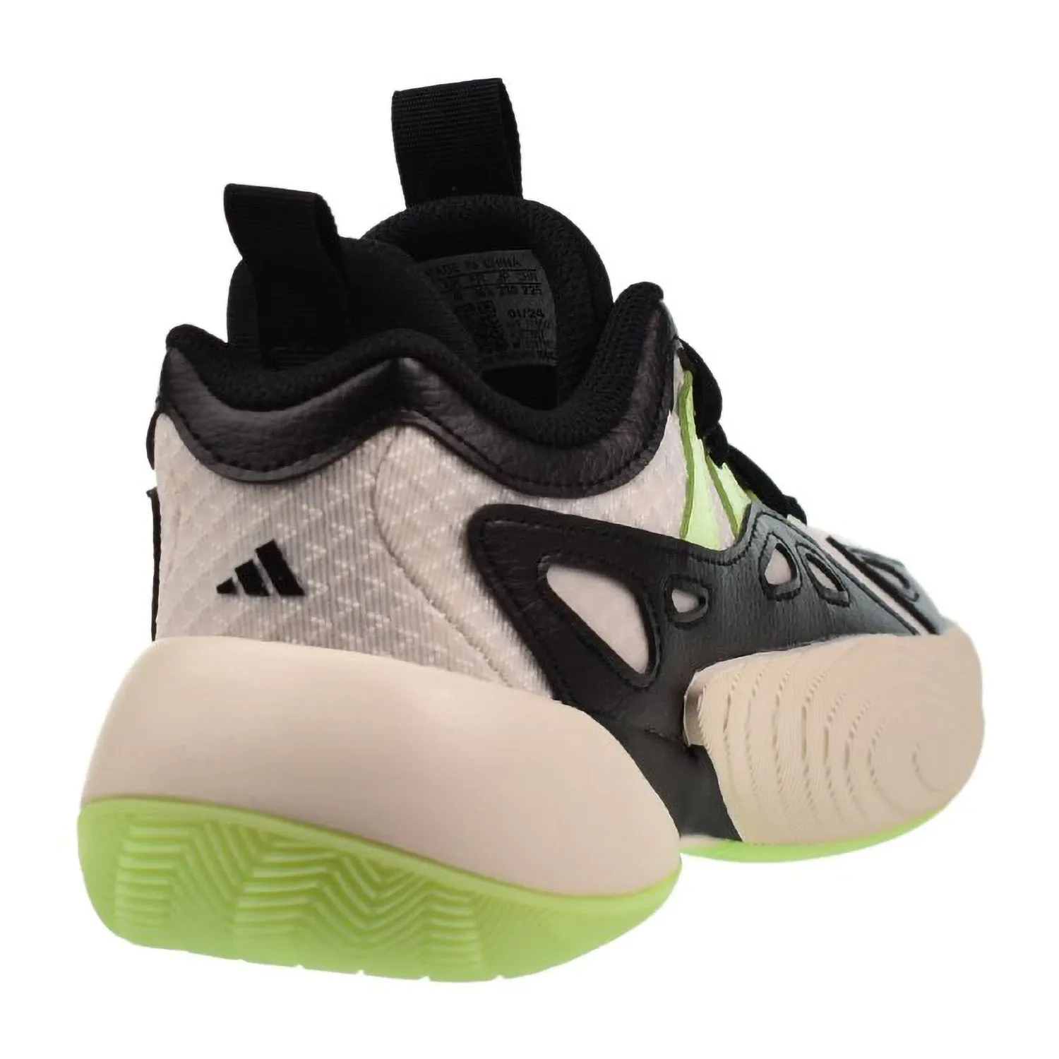Adidas Trae Young Unlimited 2 J Big Kids' Shoes Cloud White-Green Spark