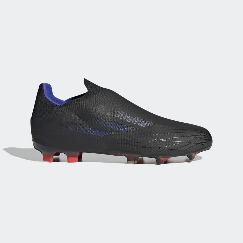 adidas X Speedflow  JUNIOR Firm Ground Soccer Shoe - Core Black/Sonic Ink/Solar Yellow