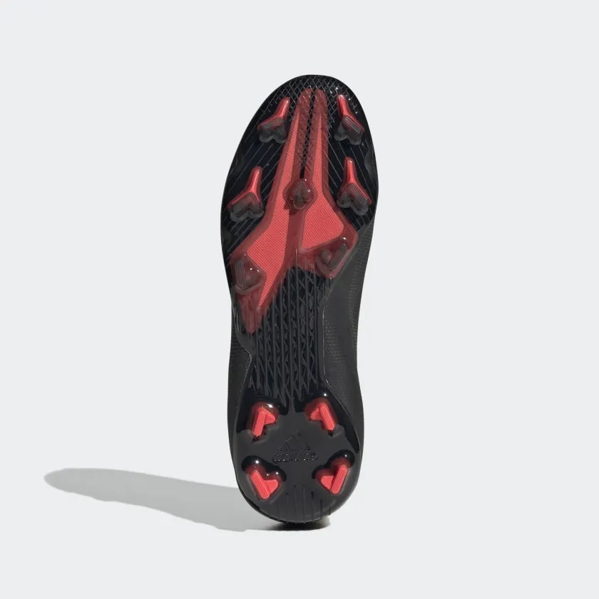 adidas X Speedflow  JUNIOR Firm Ground Soccer Shoe - Core Black/Sonic Ink/Solar Yellow