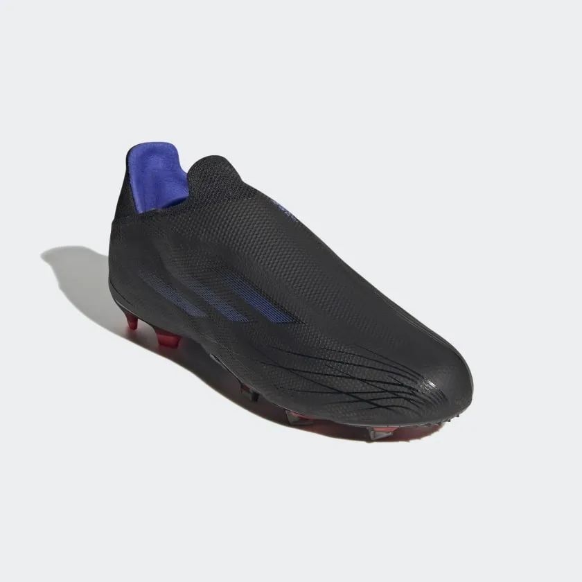 adidas X Speedflow  JUNIOR Firm Ground Soccer Shoe - Core Black/Sonic Ink/Solar Yellow