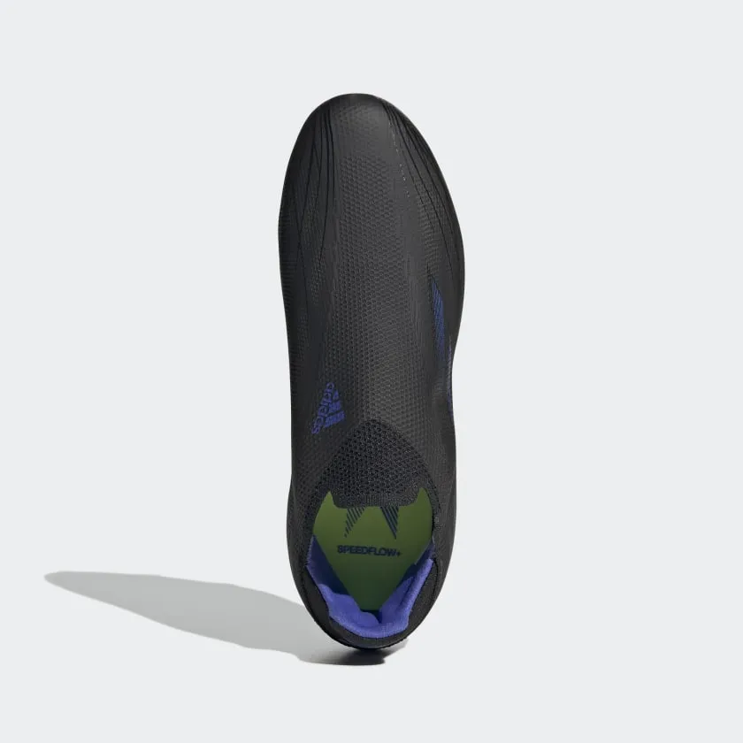 adidas X Speedflow  JUNIOR Firm Ground Soccer Shoe - Core Black/Sonic Ink/Solar Yellow