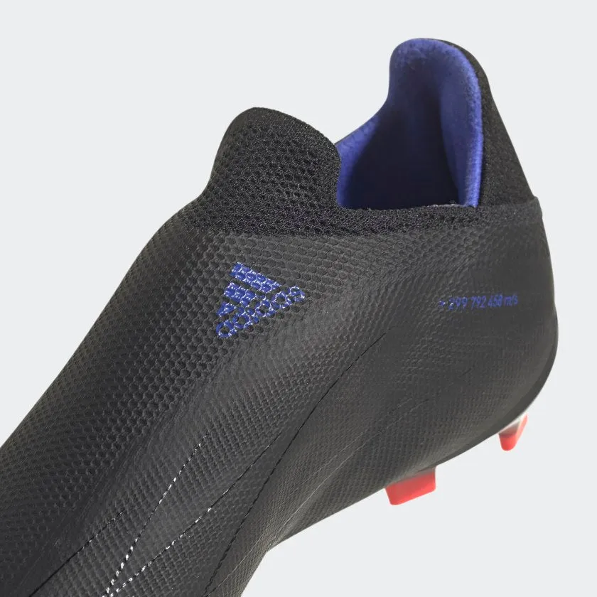 adidas X Speedflow  JUNIOR Firm Ground Soccer Shoe - Core Black/Sonic Ink/Solar Yellow
