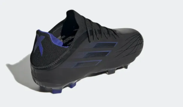 adidas X Speedflow.1 JUNIOR Firm Ground Soccer Shoe - Core Black / Sonic Ink / Solar Yellow