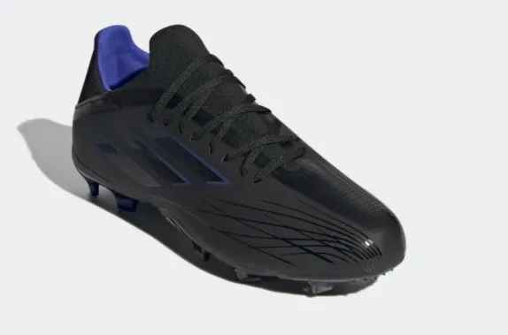 adidas X Speedflow.1 JUNIOR Firm Ground Soccer Shoe - Core Black / Sonic Ink / Solar Yellow