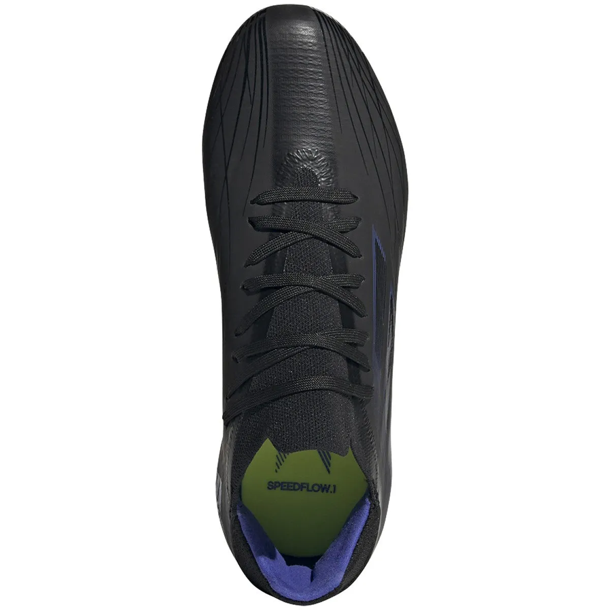adidas X Speedflow.1 JUNIOR Firm Ground Soccer Shoe - Core Black / Sonic Ink / Solar Yellow