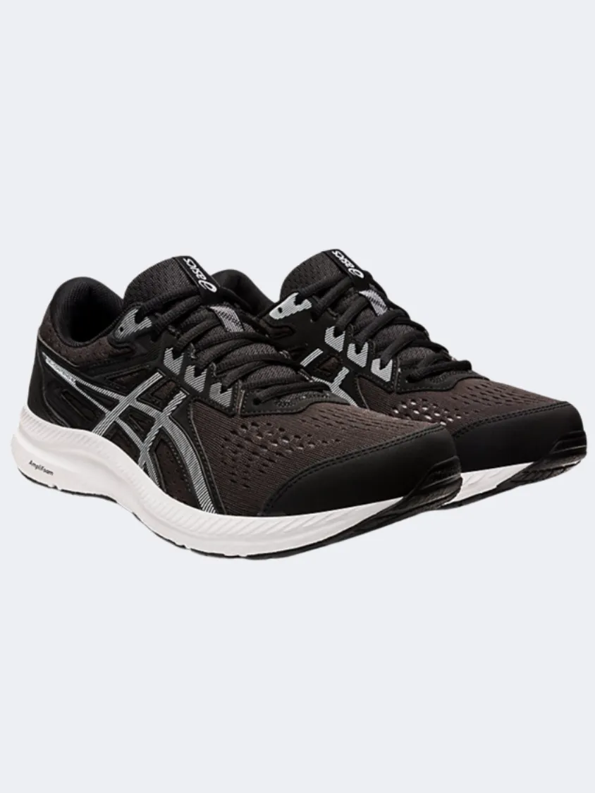Asics Gel Contend 8 Men Running Shoes Black/ White