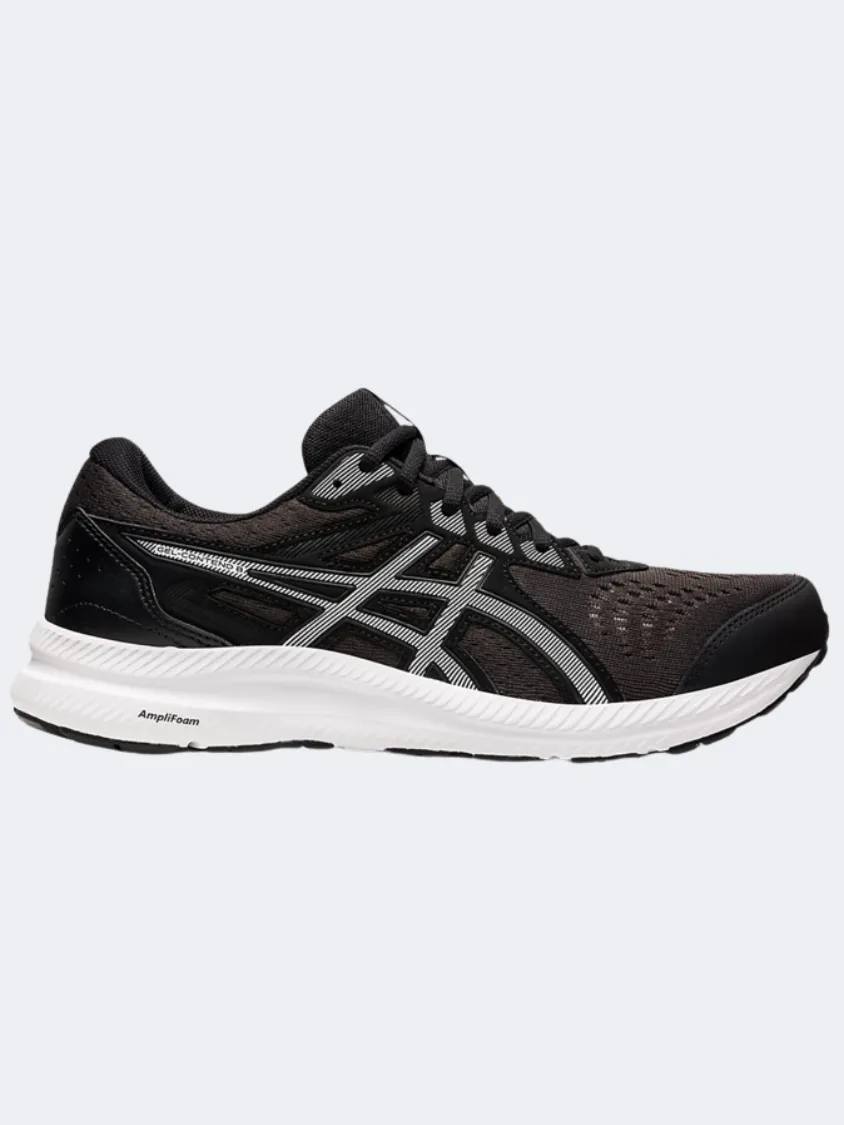 Asics Gel Contend 8 Men Running Shoes Black/ White