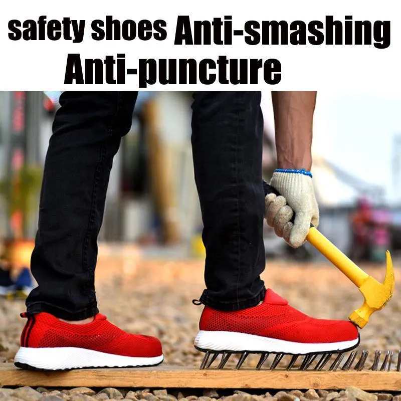 Breathable Work Shoes Spring Safety Sneaker