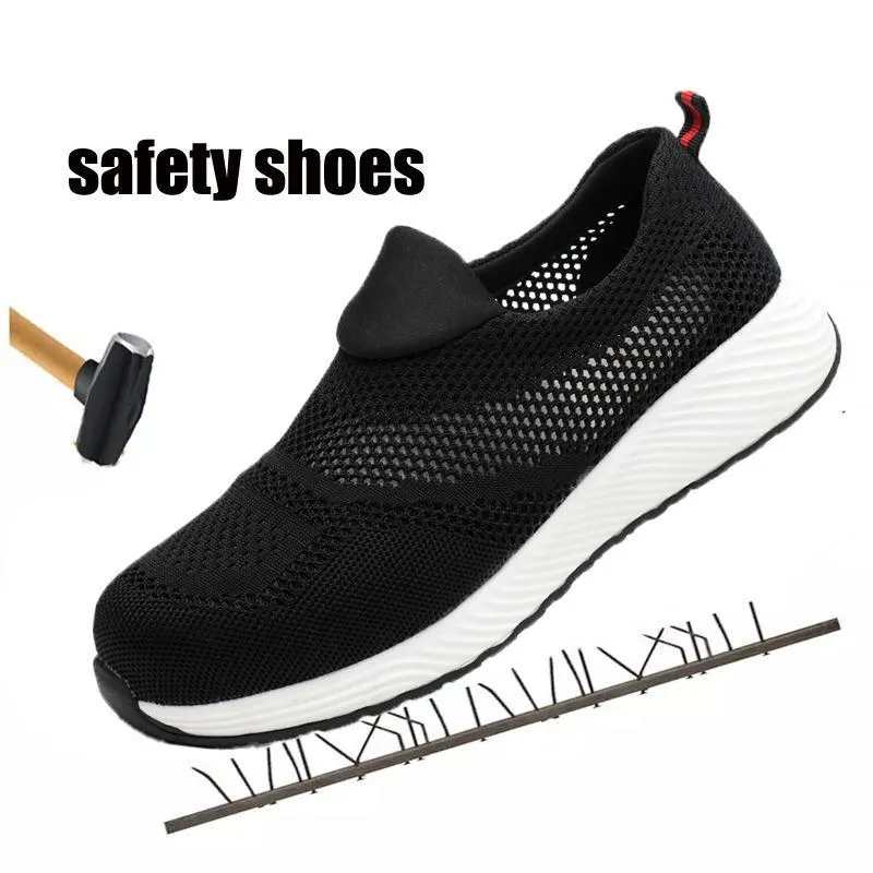Breathable Work Shoes Spring Safety Sneaker