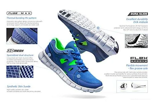 Clsl Tfe630Bkoz_ 10.5 Dm Tesla Lightweight Sports Running Shoe E621 E630 Recommend 1 Size Up