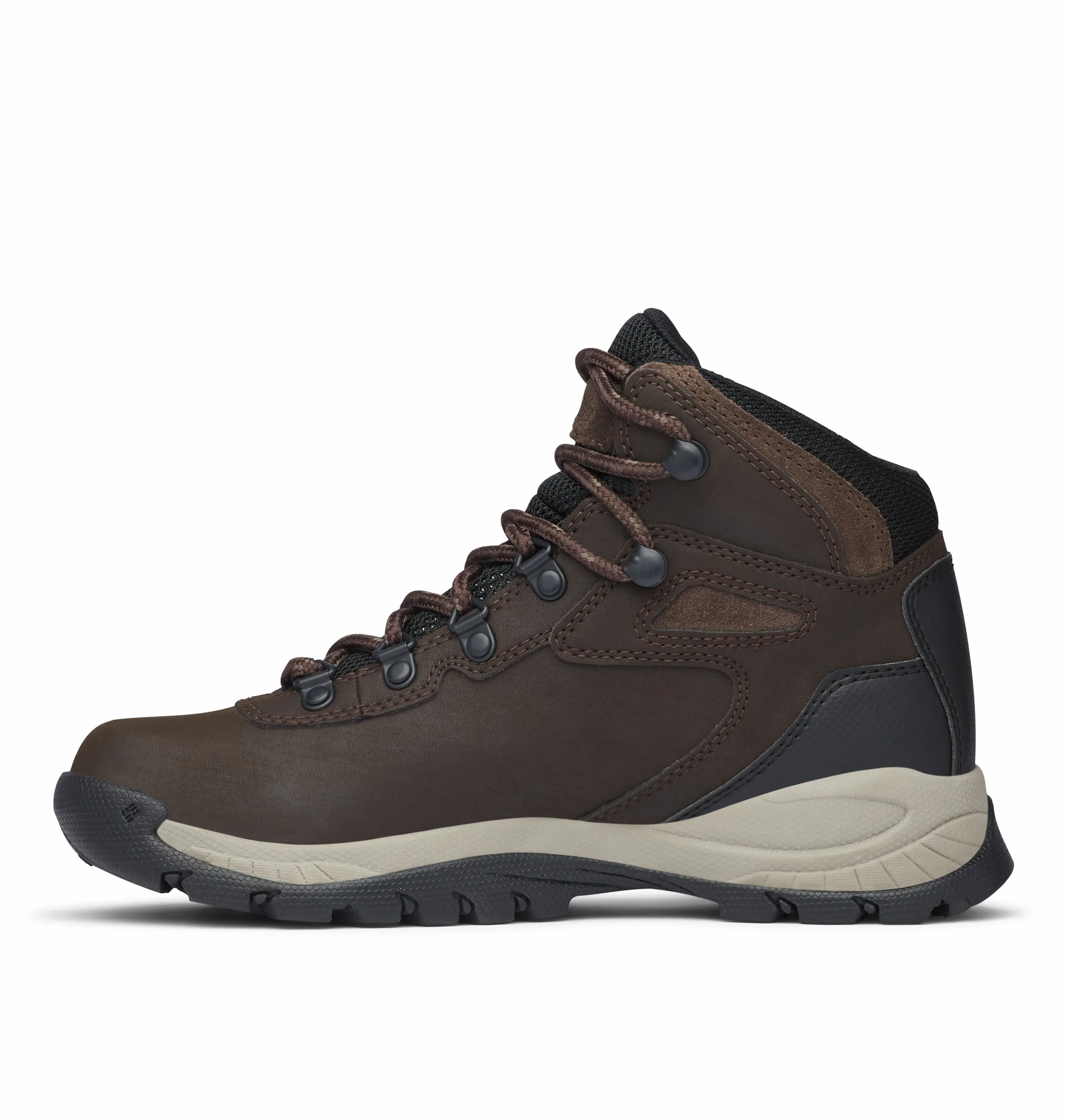 Columbia Ladies Newton Ridge Plus Waterpoof Breathable Leather Hiking Boot-CORDOVAN