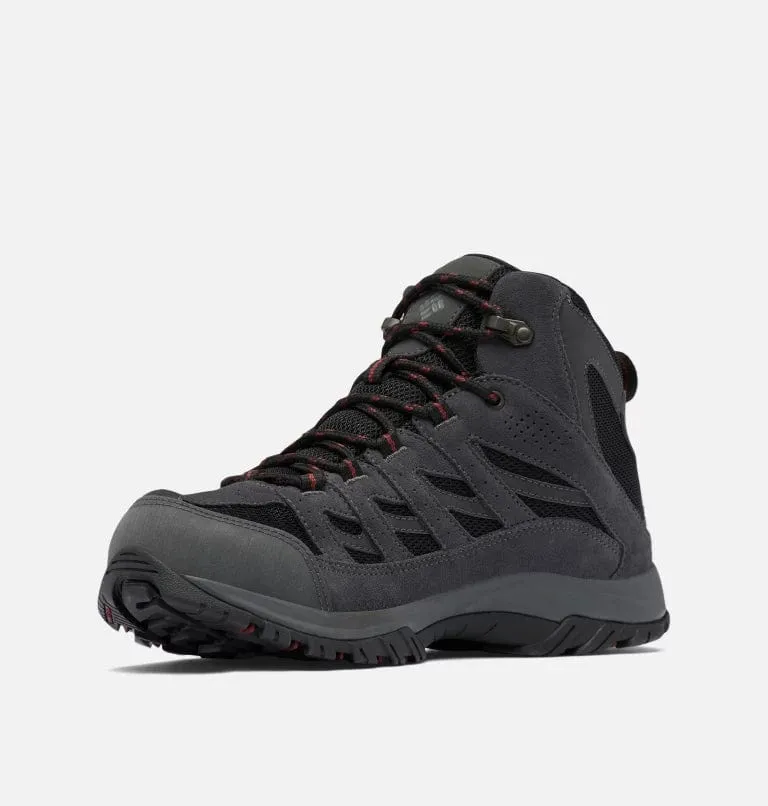 Columbia Men's Crestwood Mid Waterproof Boots- Black/ Charcoal