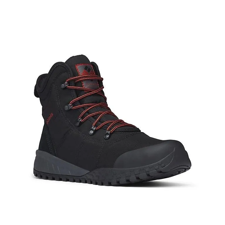 Columbia Men's Fairbanks Omni-Heat Boots- Black/ Rusty