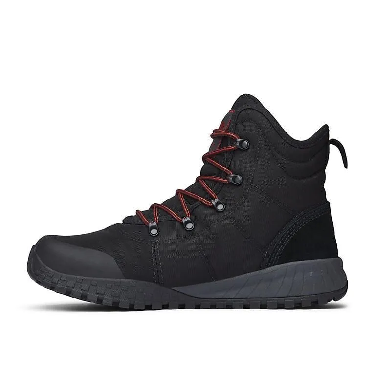 Columbia Men's Fairbanks Omni-Heat Boots- Black/ Rusty