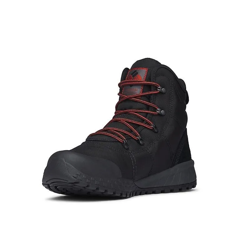Columbia Men's Fairbanks Omni-Heat Boots- Black/ Rusty