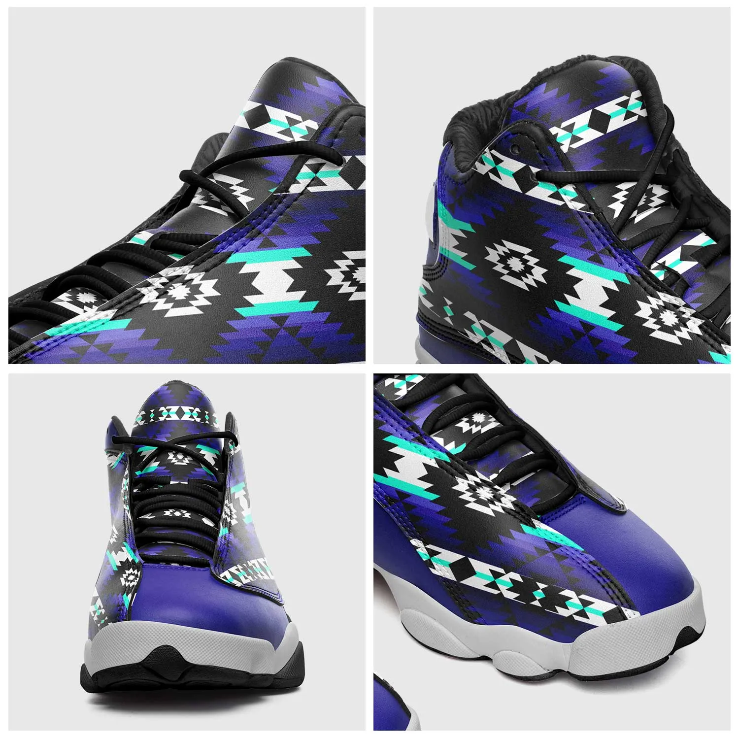 Cree Confederacy Midnight Isstsokini Athletic Shoes