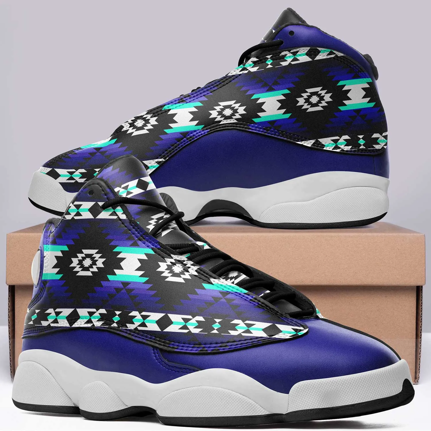 Cree Confederacy Midnight Isstsokini Athletic Shoes