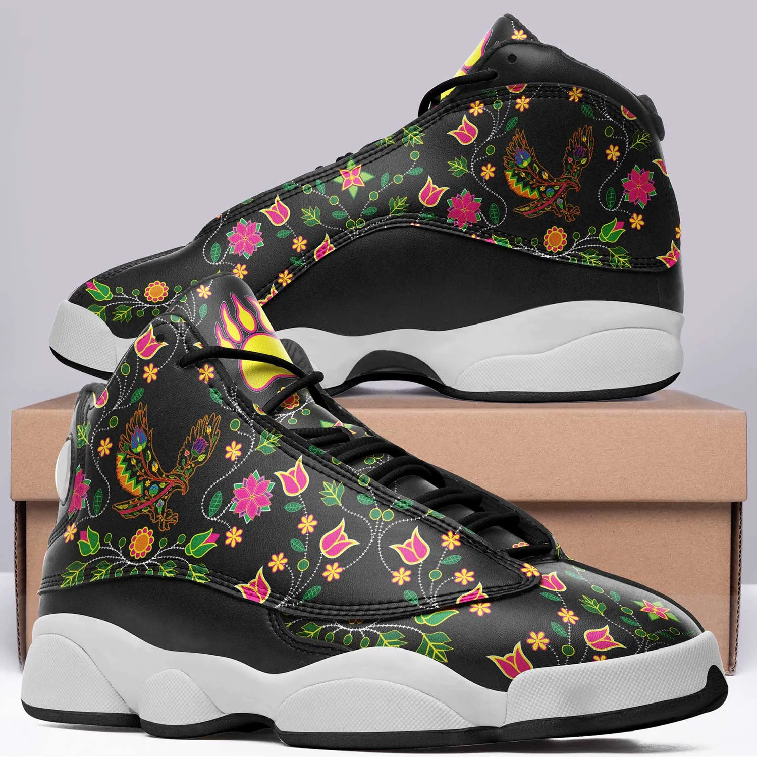 Floral Bearpaw Eagle Isstsokini Athletic Shoes