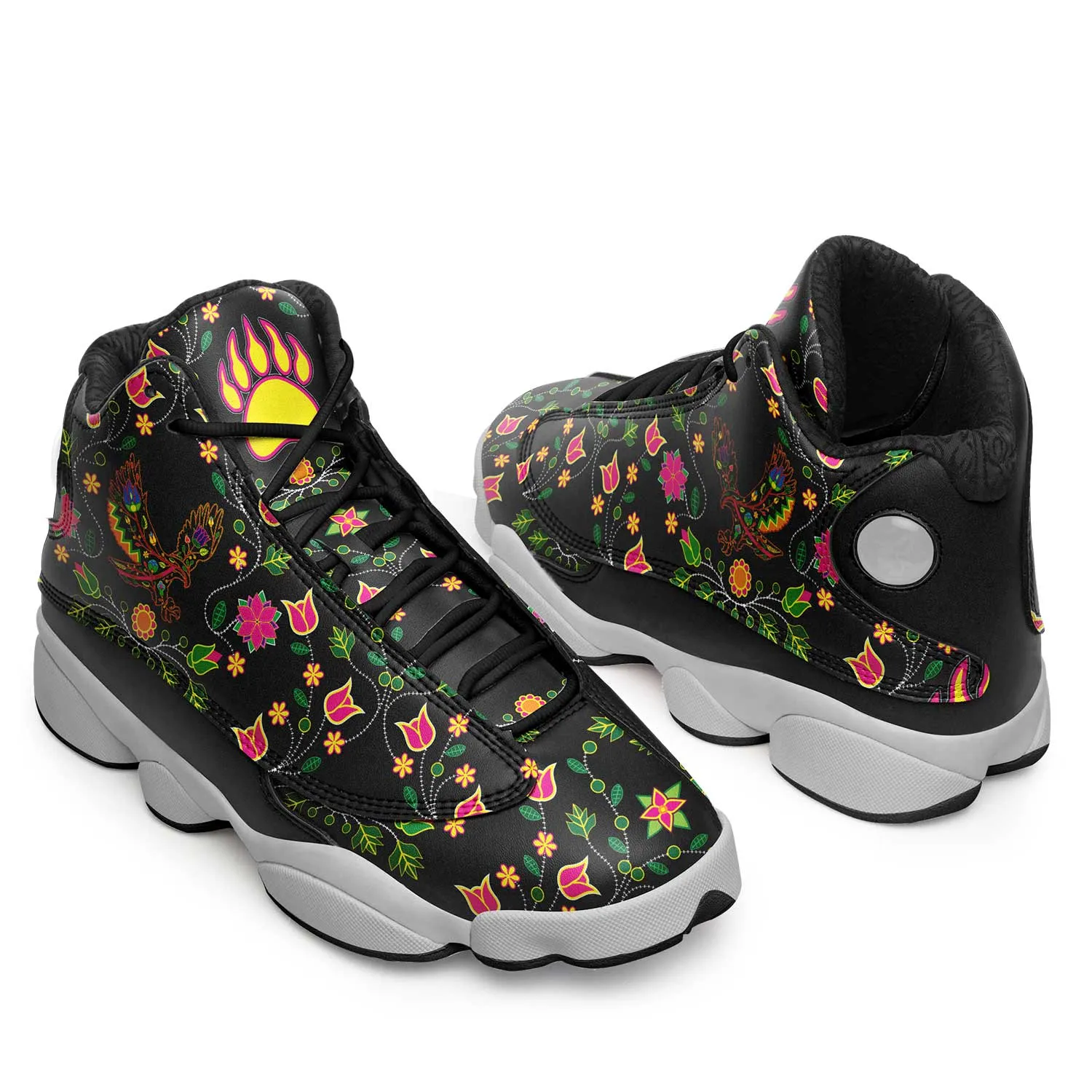 Floral Bearpaw Eagle Isstsokini Athletic Shoes