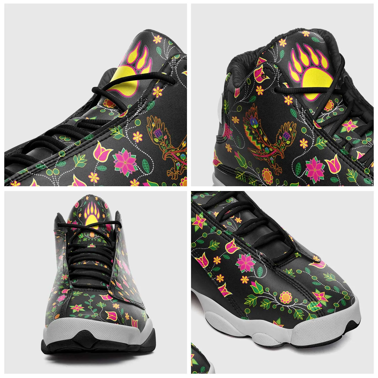 Floral Bearpaw Eagle Isstsokini Athletic Shoes