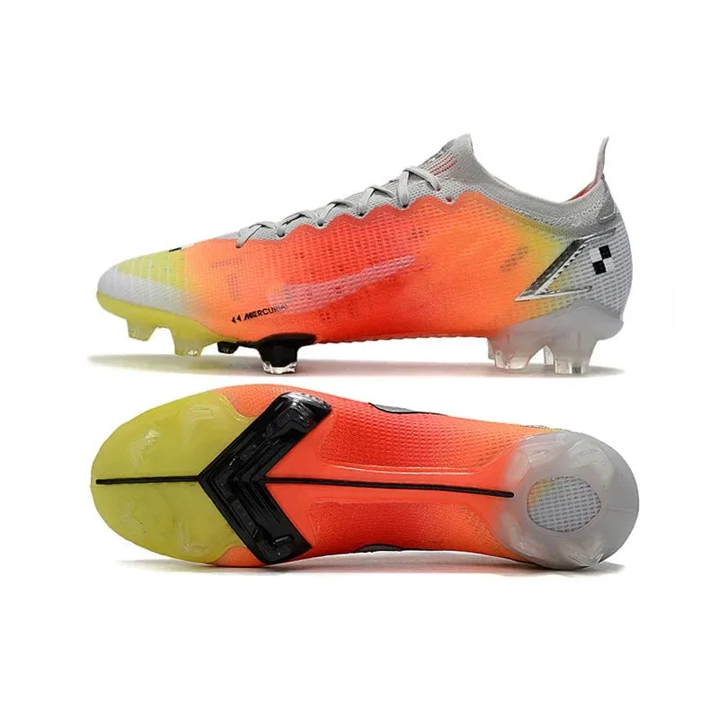 High Performance Football Shoes for Men - TPU Soccer Cleats Training Boots with Ankle Support