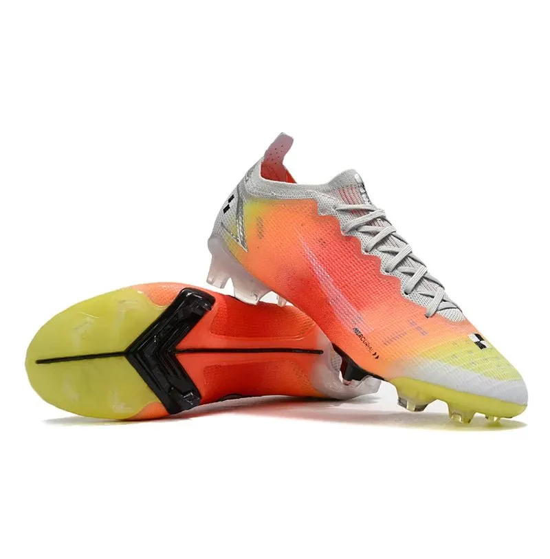 High Performance Football Shoes for Men - TPU Soccer Cleats Training Boots with Ankle Support