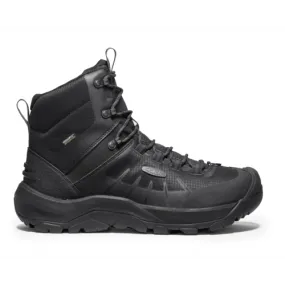 Keen Men's Revel IV Explorer Mid Polar Waterproof Hiking Boots- Black/ Magnet