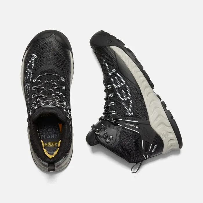 Keen Women's Nxis Evo Mid Waterproof Boots- Black/ Blue Glass