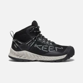 Keen Women's Nxis Evo Mid Waterproof Boots- Black/ Blue Glass
