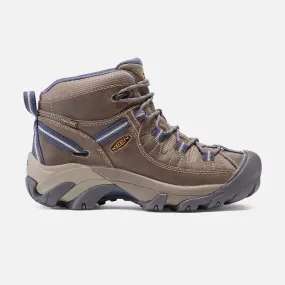 Keen Women's Targhee II Mid Waterproof Hiking Boots- Goat/ Crown Blue