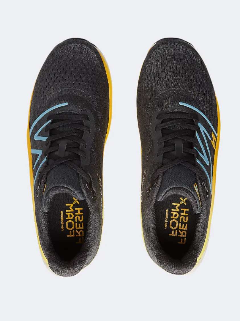 New Balance More Men Running Shoes Black/Blue/Ginger