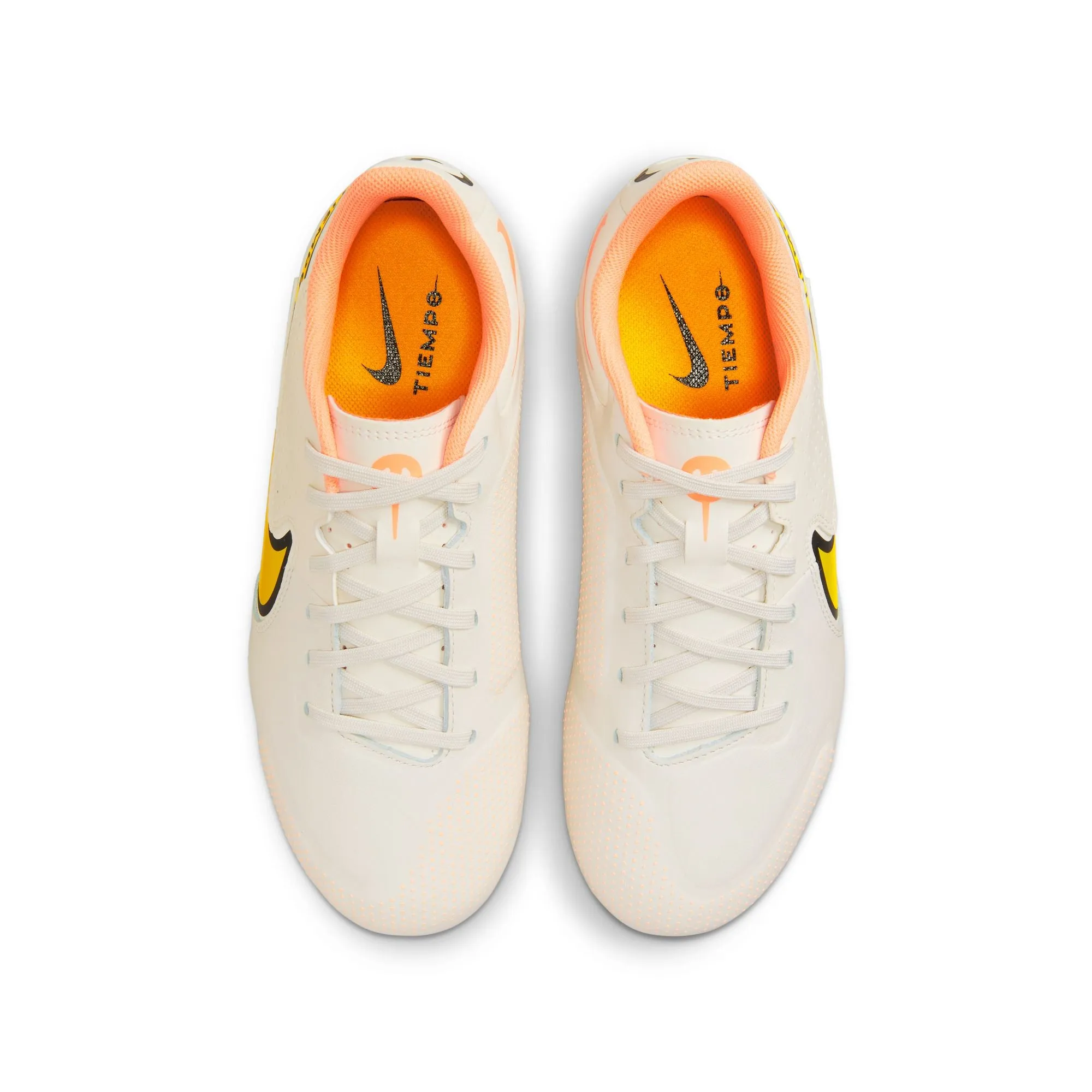 Nike Junior Tiempo Legend 9 Academy FG/MG Firm Ground Soccer Cleats - Phantom/Yellow