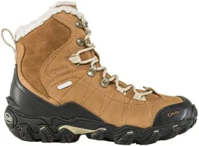 Oboz Women's Bridger 7" Insulated Mid Waterproof Hiking Boots- Chipmunk