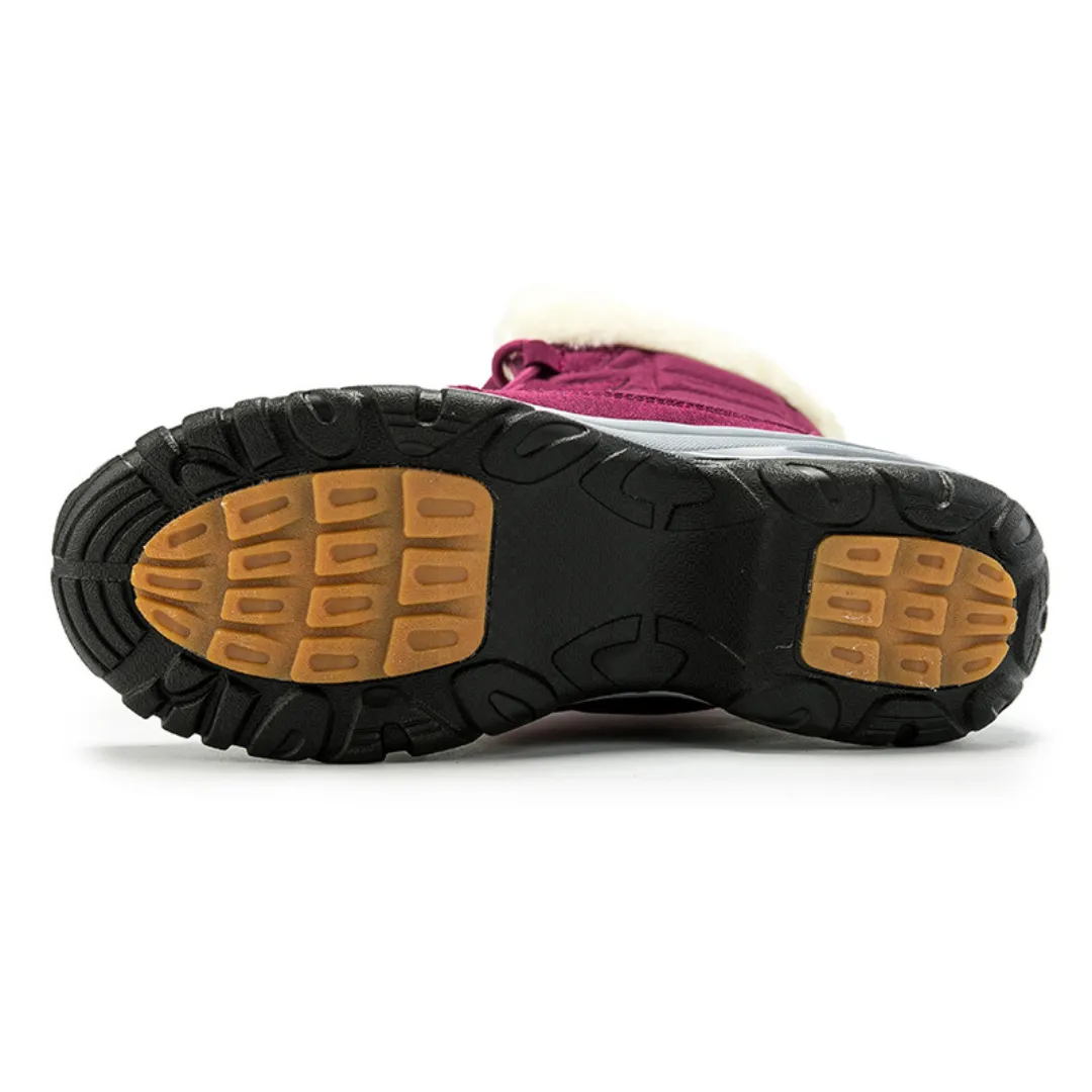 OCW Orthopedic Women Winter Boots Warm Lace-up Comfortable Waterproof Non-slip Hiking Snow Boots