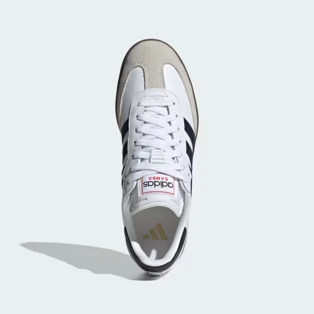 Samba Indoor Soccer Shoes (Cloud White   Core Black   Vivid Red)