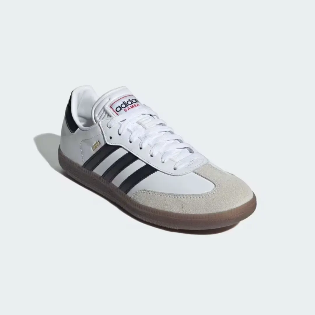 Samba Indoor Soccer Shoes (Cloud White   Core Black   Vivid Red)