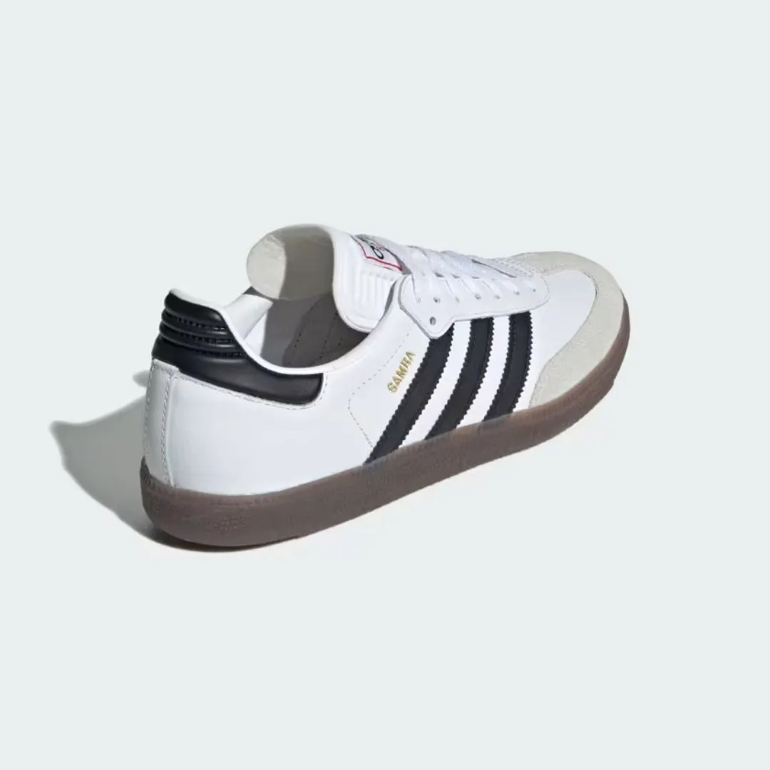 Samba Indoor Soccer Shoes (Cloud White   Core Black   Vivid Red)